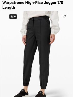 Lululemon Warpstreme High-Rise Jogger Pants in Black